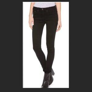 Rag & Bone 10- Inch Skinny Black Jeans